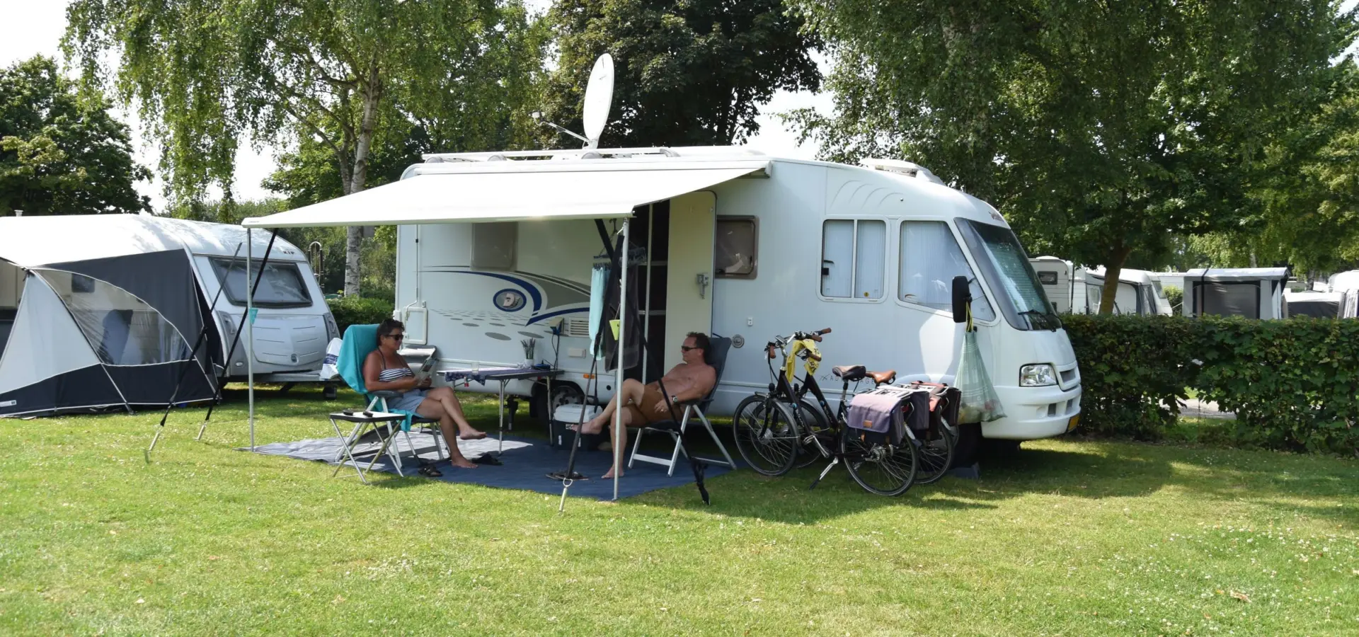 Camping Brielle kampeerplaats Berk 1