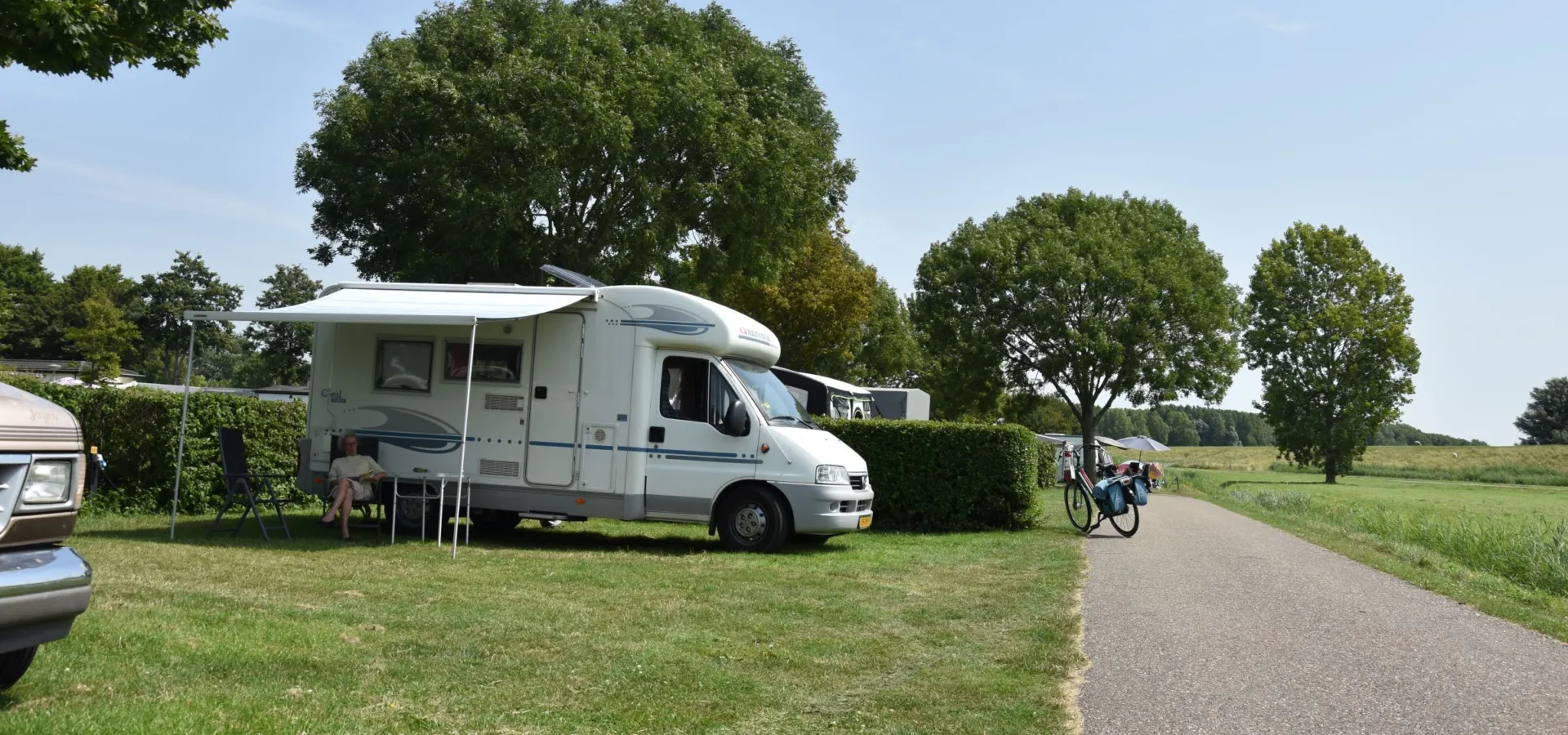 Camping Brielle kampeerplaats Spronsen buitenrand 14